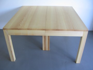 dubbele eettafel essenhout